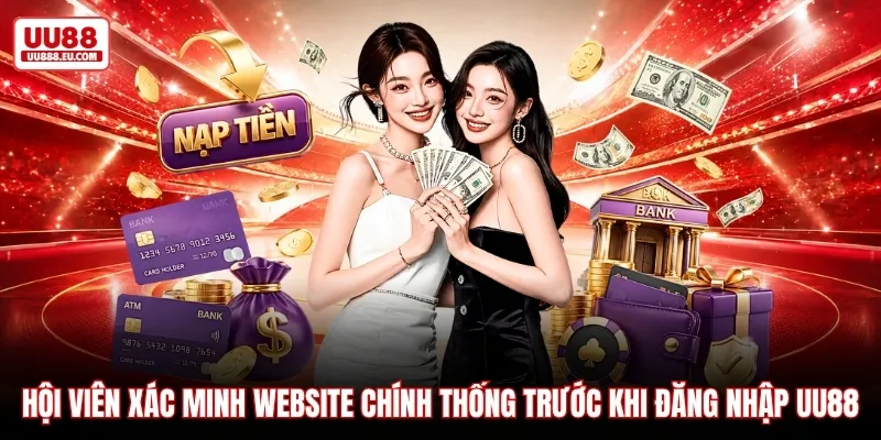 Hội viên xác minh website chính thống trước khi đăng nhập UU88
