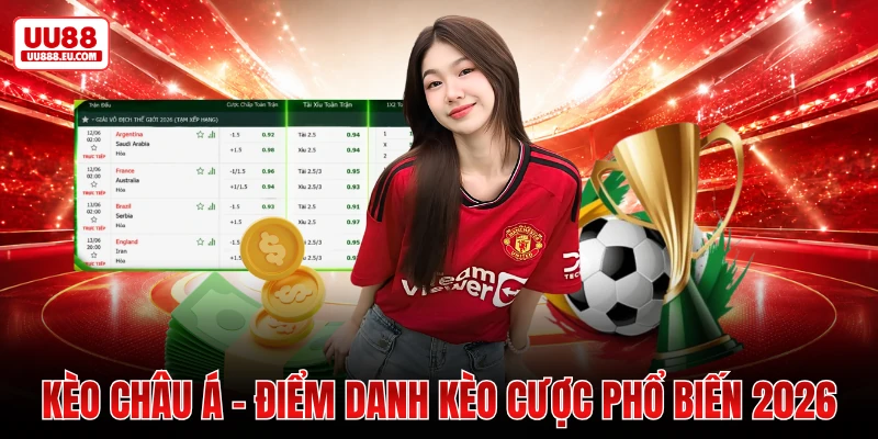 Kèo Châu Á - Điểm Danh Kèo Cược Phổ Biến 2026