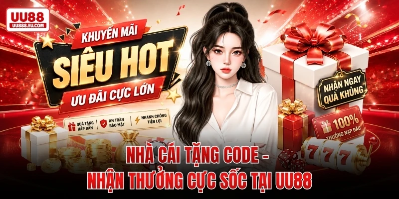 Nhà Cái Tặng Code - Nhận Thưởng Cực Sốc Tại UU88